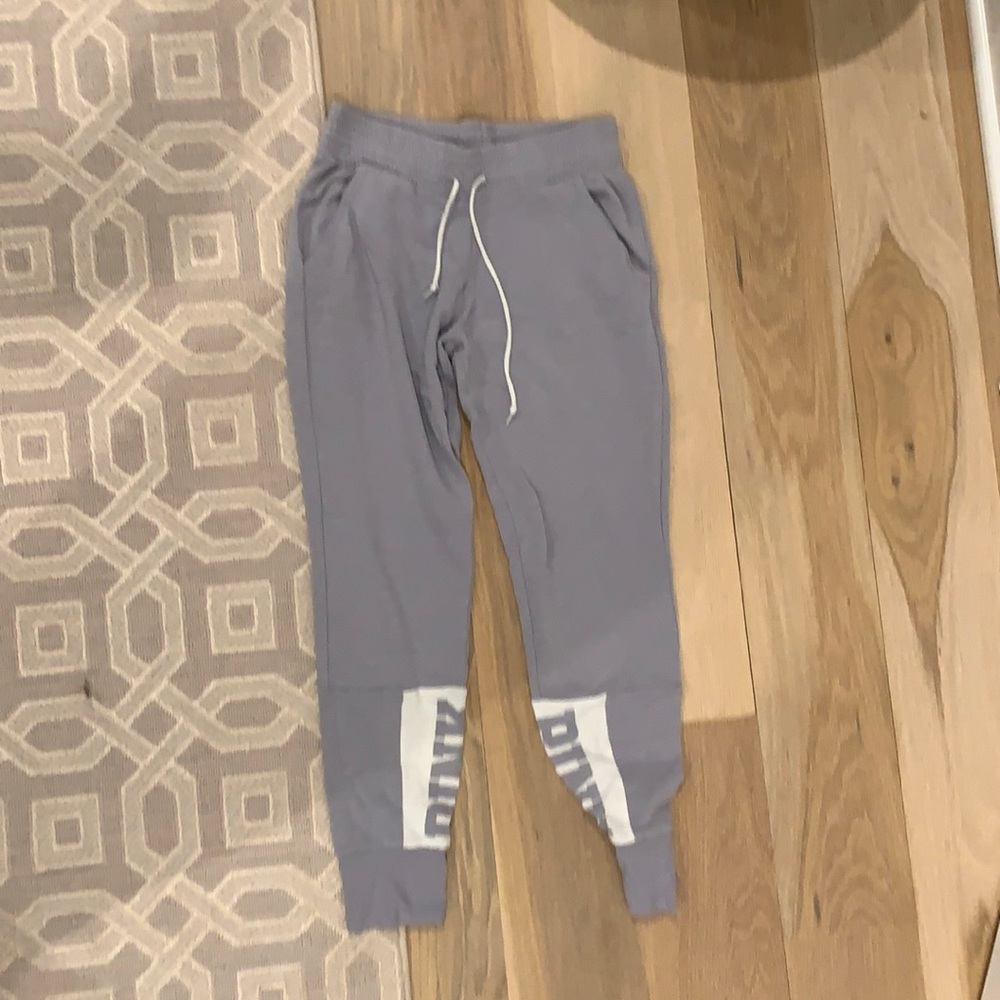 Light blue grey PINK sweatpants!